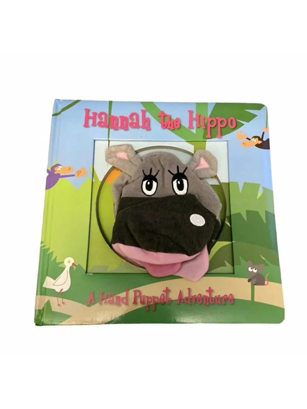 Hannah the Hippo Hand Puppet Board Book Interactive Children’s